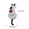 3D Cat Wall Clocks Silent Call Clock with Swing Tail Pendulum for Living Room Bedroom Kitchen