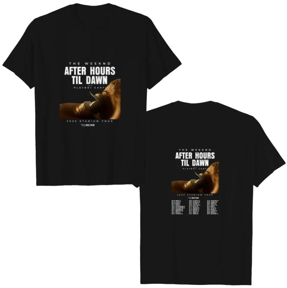 

Weeknds After Hours Til Dawn Tour 2025 Shirt Heavyweight T-shirt L