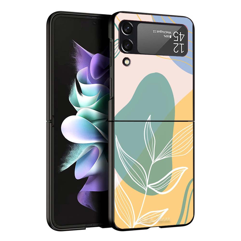 Abstract Women Face Line Phone Case For Samsung Galaxy Z Flip7 Flip6 5G Flip5 Flip4 Flip3 ZFlip 7 6 3 4 5 Shockproof Back Cover