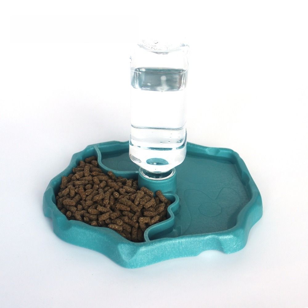 Removable Turtle Feeding Dish Large Capacity Small Pet Bowl New Reptile Feeder  Pet Supplies