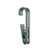 Shower Curtain Clips Laundry Hook with Clip, Non-Drilling ABS Closet Organizer, Multi Purpose Portable Clothes Drying Durable Anti-slip Clip for Home