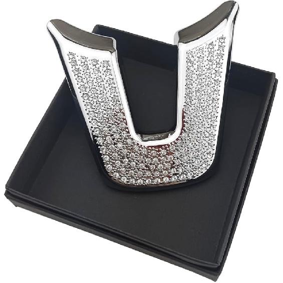 Bling Crystal Diamond Decor Steering Wheel Button Frame Cover Trim for Mercedes Benz A B C CLA GLA GLB GLC GLE 2020 UP Interior Accessories Sets