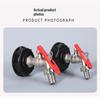 Brass Ibc Tank Valve Faucet With Lock 1/2 Inch Tonne Switch Adapter Zinc Alloy Water Tap For Ibc Tank Accessories