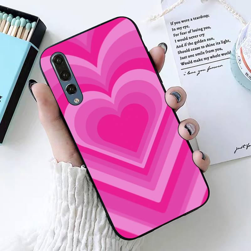 INS Mode Süße Liebe Herz Telefon Fall für Huawei P30 40 20 10 8 9 lite pro plus Psmart2019