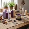 Plastic Long Pole Candle Mold Handmade DIY Craft Taper Candle Mold Transparent with Base DIY Candle Mould Valentine's Day