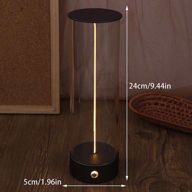 Mini Minimalist Table Lamp Cordless Led Desk Lamp Rechargeable Modern Night Lights Portable Nightstand Lamps For Bedroom