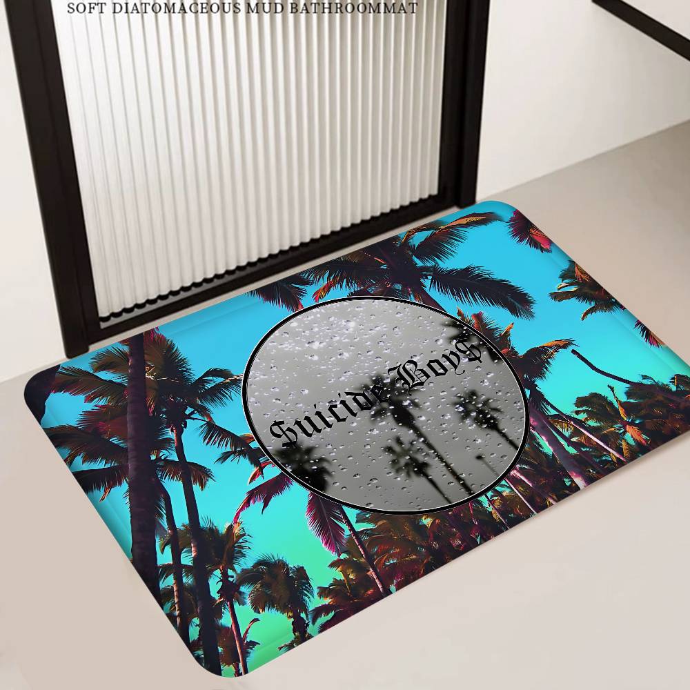 Hip Hop Suicideboys Fashion Hallway Carpet Washable Non-Slip Living Room Sofa Chairs Area Mat Kitchen Doormat Area Rug