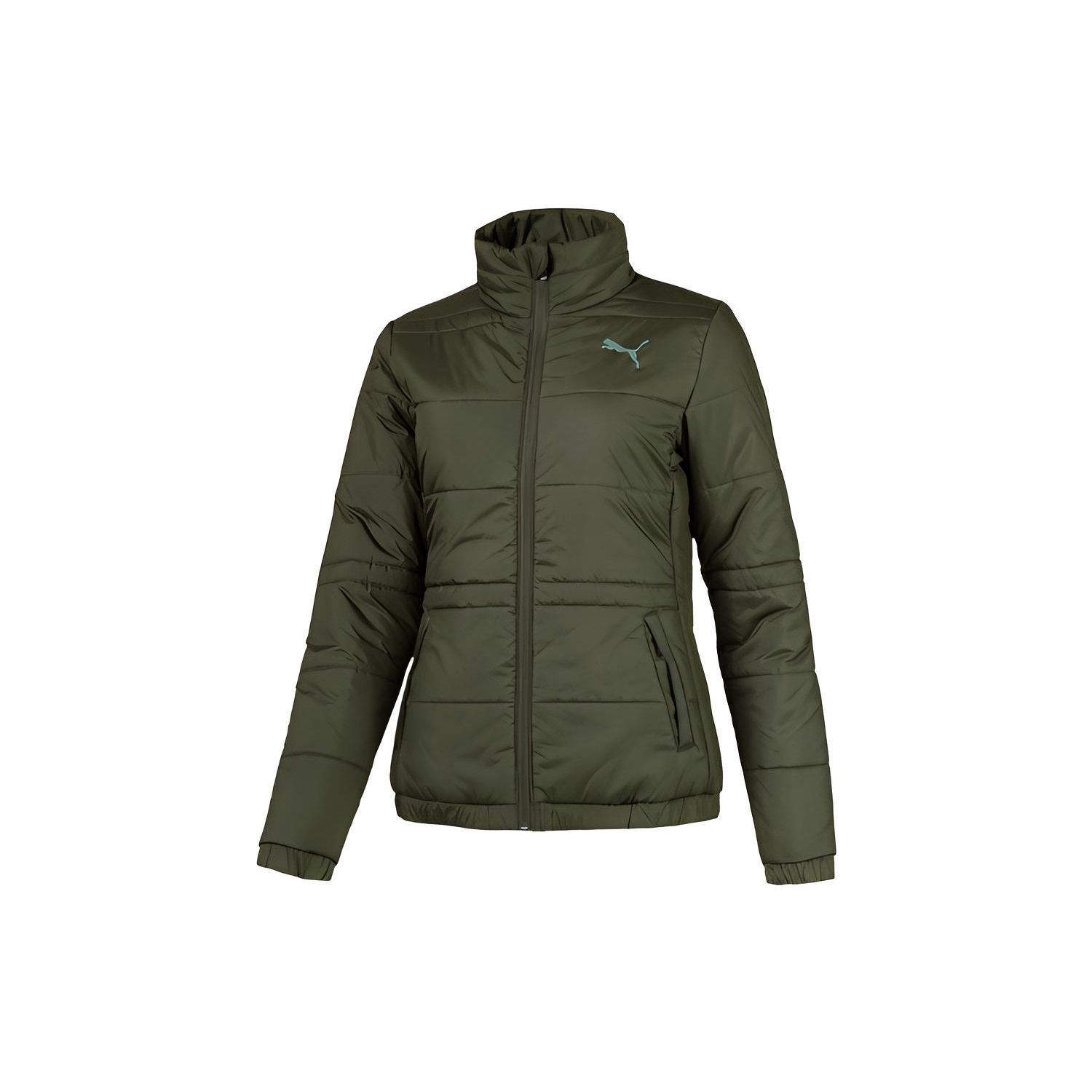 

Флисовая куртка Puma с воротником-стойкой Женские топы Зеленая 853641-15 L