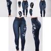 Premium Fashion Embroidered Women Skinny Sexy High-elastic Jeans For Casual Elegance
