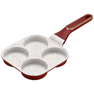 Egg Pan Omelette Pan, 4-Cup Nonstick Egg Frying Pan, Pancake Pan, Healthy Granite Egg Cooker Pan Egg Skillet For Breakfast