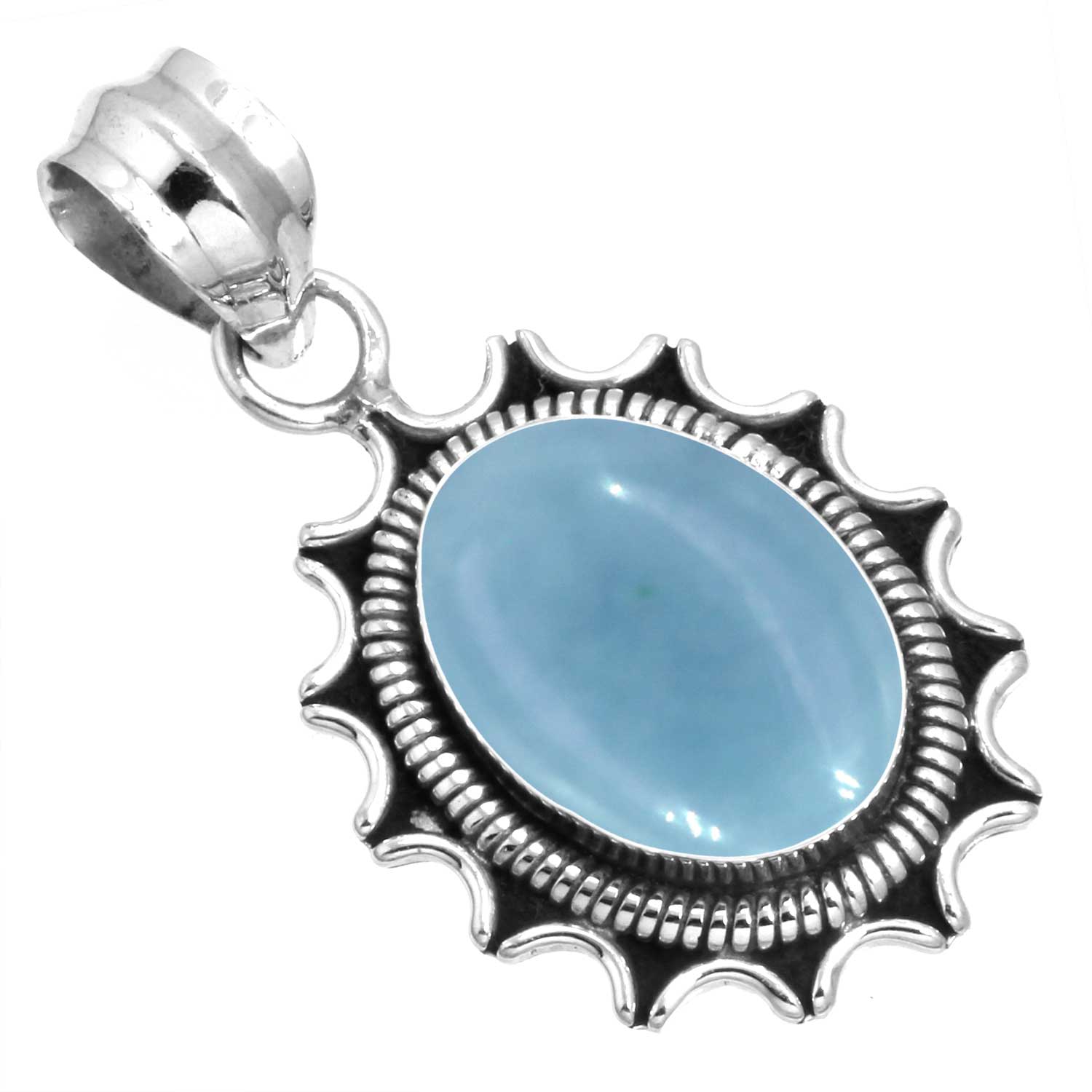 

Кулон из стерлингового серебра 925 пробы для женщин, с драгоценным камнем, ручной работы, подарок на День дружбы, амазонит, ангелит, голубой опал, ботсванский агат, мохавский азурит, хризоколла