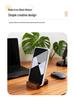 Walnut Wood Desktop Phone Stand - Portable Double-Groove Holder for Watching Videos
