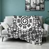 Uzumaki Naruto Printed Flannel Blanket, soft throw for bedroom sofa, washable, Christmas present, great gift.