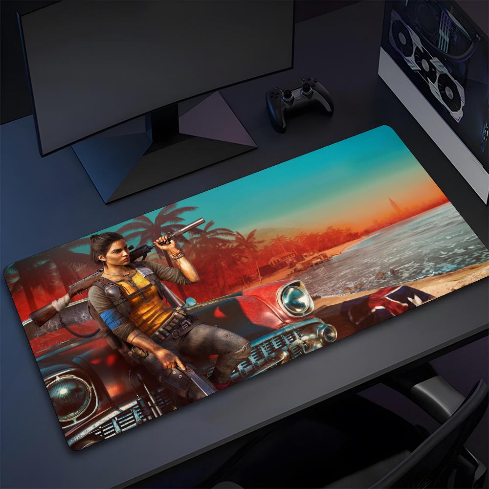 Podložka pod myš Far Cry 6 Vysoce kvalitní podložka pod myš z přírodní gumy Nejprofesionálnější omyvatelná podložka pod myš pro notebook