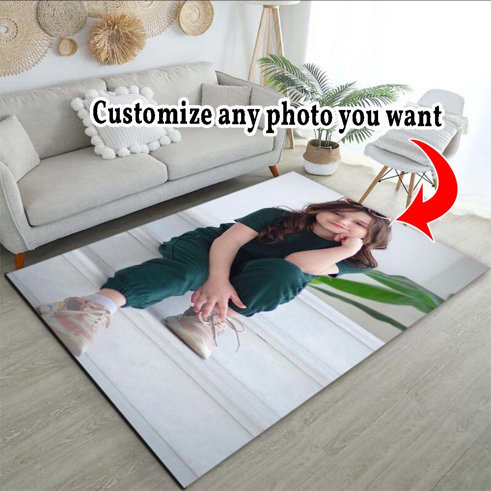 Customize Photos Customize picture Floor Mat Suitable for Dormitory Hallway Outdoor Bedrooms Anti-slip Rug Decorate Offices Best for Christmas