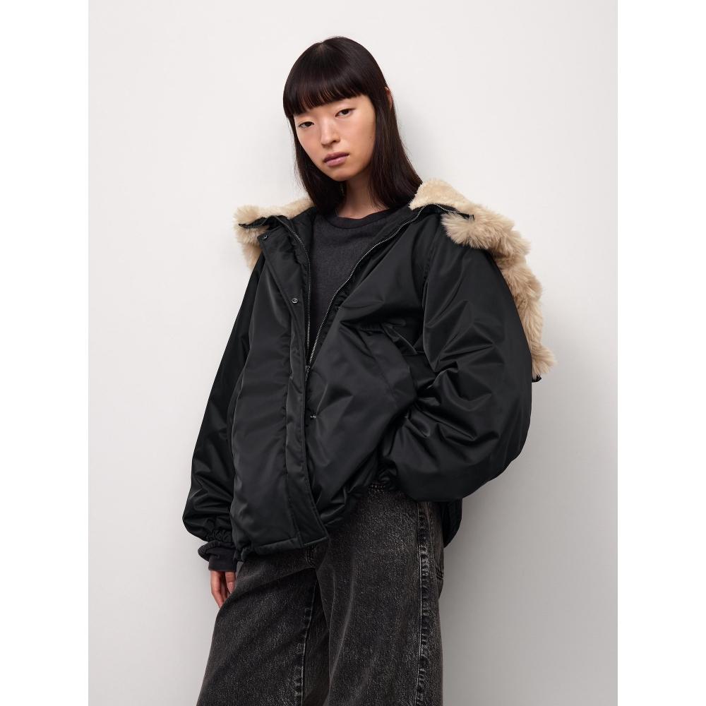 Gu By Uniqlo Warm Padded Flight Jacket