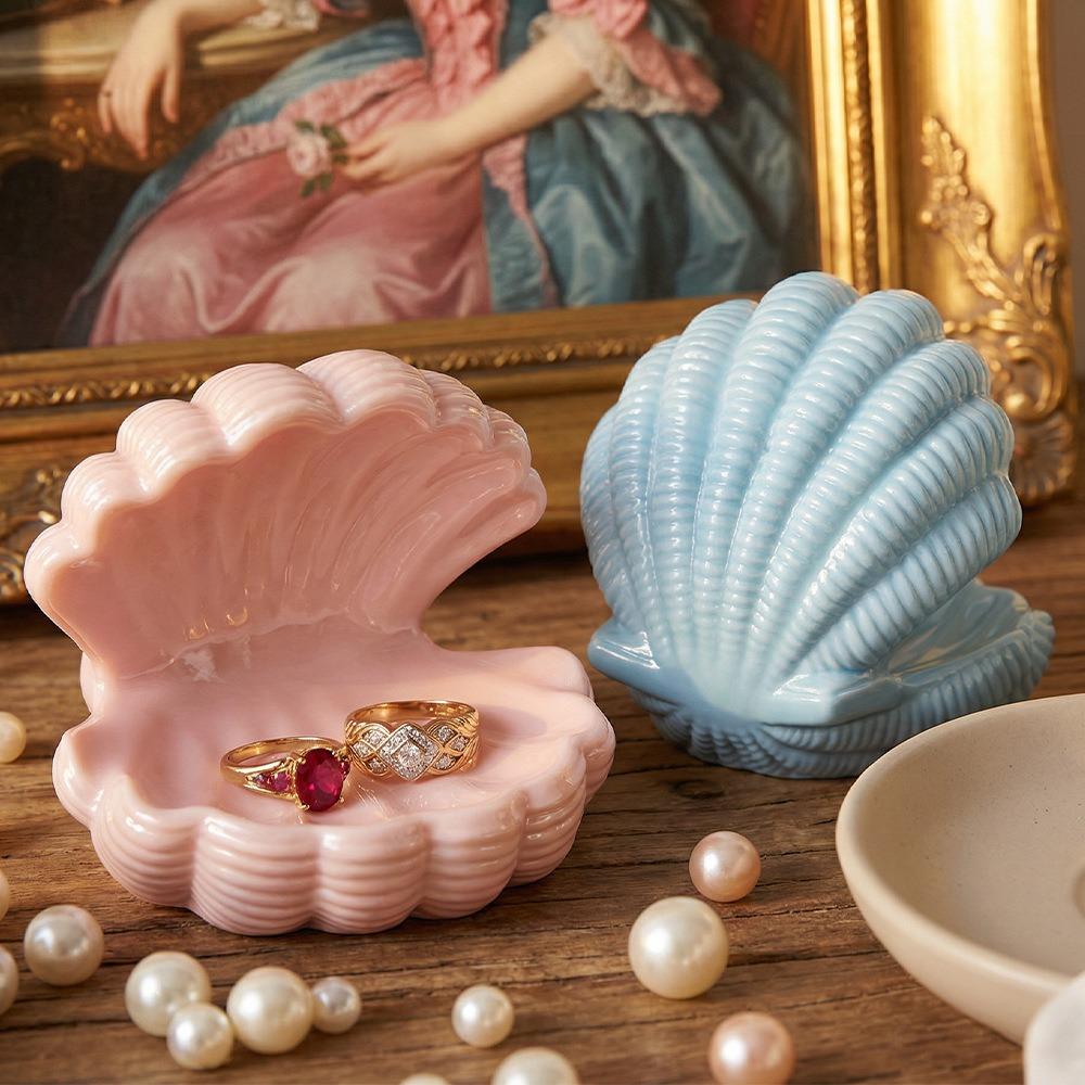 Scallop Candlestick Plaster Silicone Molds DIY Shell Tealight Candle Holders Storage Dish Resin Concrete Casting Mold Home Decor