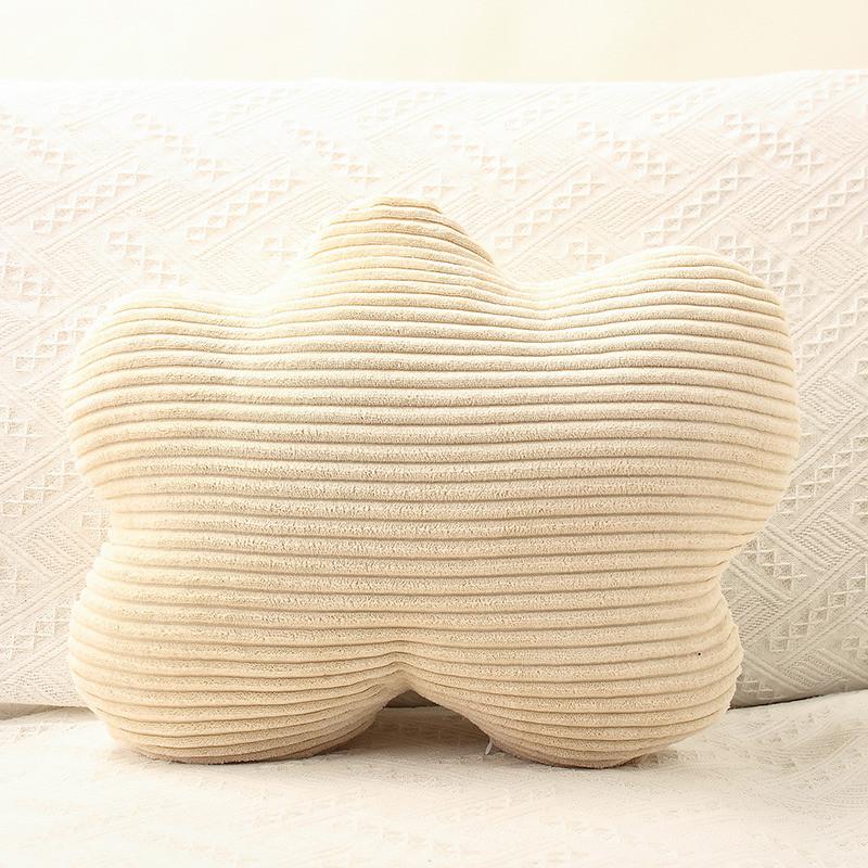 Flower U Cloud Shaped Plush Pillow Toy Cushion For Home Lounge Comfort Gift