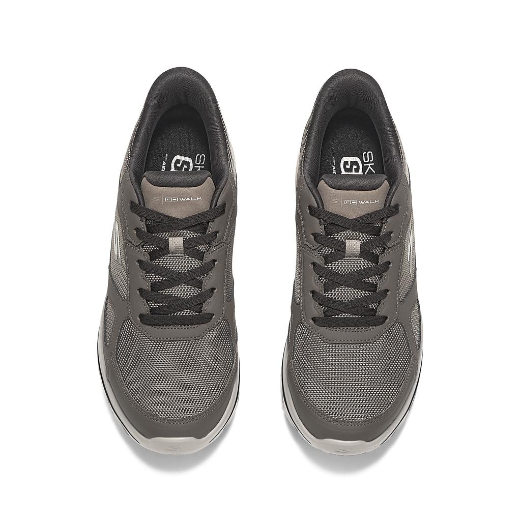 Skechers Go Walk 8 Pohodlné Stabilní Chodící Boty Pánské Teniska Hnědá Bílá 216785-BRN