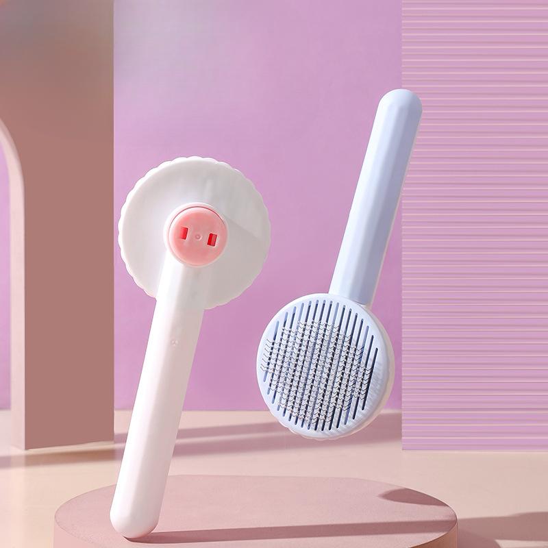 1pc Stainless Steel Pet Comb for Removing Floating Hair, Cat Cleaning Comb, Pet-specific Massage Brush Products