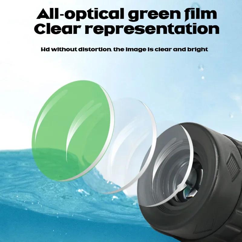 40X60 Zoom HD Powerful Binoculars Long Range Portable Professional Telescope Monocular Low Night Vision for Hunting