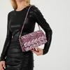 Chic Stylish Leopard Print Small Square Shoulder Bag For Women In Black Yellow And Pink Colors