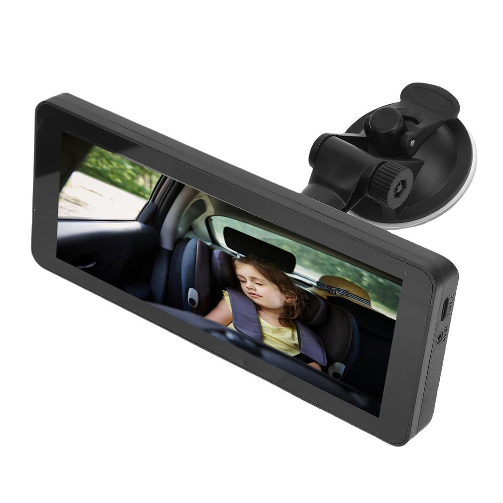 Dual Baby Car Camera with 6.86 Inch Display HD 360 Degree Rotatable   Back  Camera for Car SUV Travel