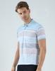 Monte Carlo Mens Striped Collar Neck T-Shirt
