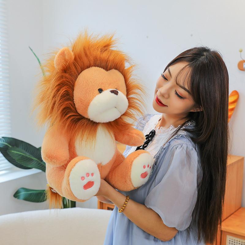 Lion Cute Cartoon Plush Toy Adorable Sleep Pal Girl Children Gifts Birthday