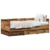 VidaXL Lit de repos Bois vieilli Bois d'ingénierie 90 x 190 cm Solide 3333996