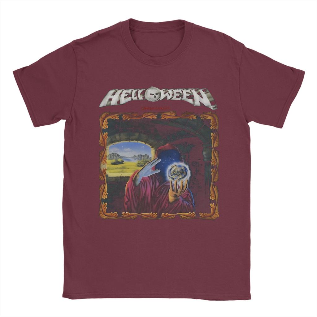 3 Good Designs Helloween Band Pure Cotton TShirt For Unisex Summer Vintage TShirts O Neck Harajuku Tee Shirt Oversize Tops