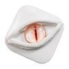 Creepy Eye Contact Lens Case Double Compartments Lens Holder with Mirror Tweezers Portable Storage Box for Makeup & Cosplay Accessories