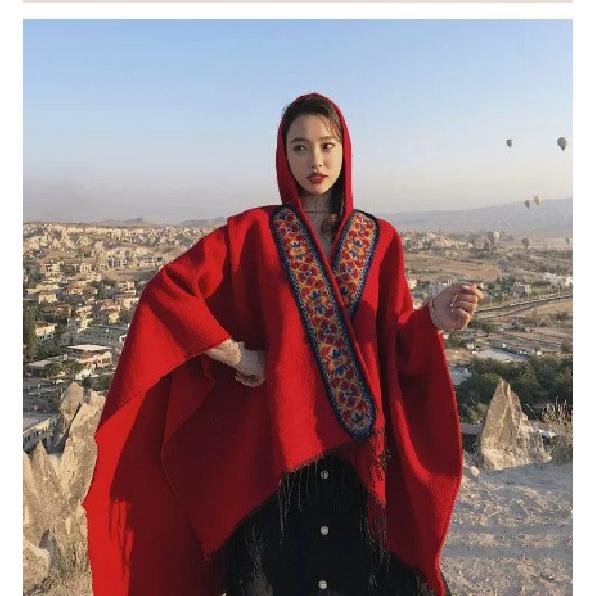 Pele amigável e respirável quente e versátil casa, outono e inverno xale de viagem feminino, capa grossa, cobertor de ar condicionado