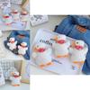 Adorable Duck Plush Toy With Scarf Creative Small-size Stuffed Animal For Bags And Keys
