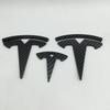 AMF1 1-3 Stück Kohlefaser Beeinträchtigt nicht für Tesla Model 3 Model Y Auto Frontemblem Heckklappe Lenkrad Aufkleber Abzeichen Styling