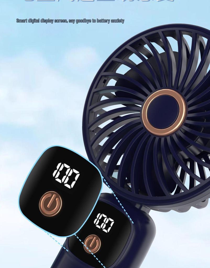 Portable Mini Handheld USB Fan - Rechargeable Student & Desktop Electric Fan Gift