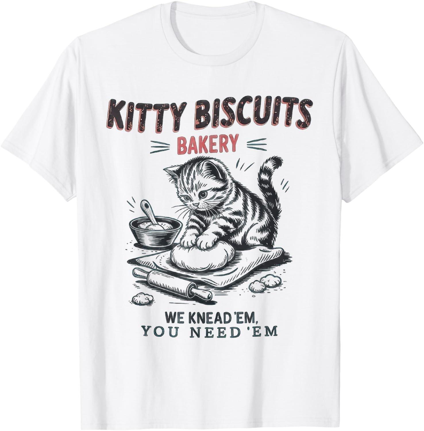 kitty biscuits bakery T-Shirt Mens Womens Tees Top unisex T-Shirt Mens Womens Tees Top 2XL