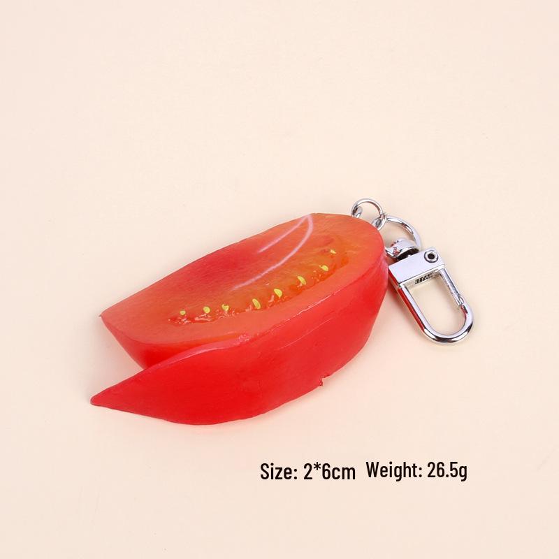 Erdbeere Obst & Gemüse Schlüsselanhänger Anhänger - Niedliches Kreatives Spielzeug & Studentengeschenk