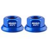 2pcs High Strength Rear Axle Screw Aluminum Zinc Zinc Alloy Bike Accessories Bicycle Hub Nut  Cycling
