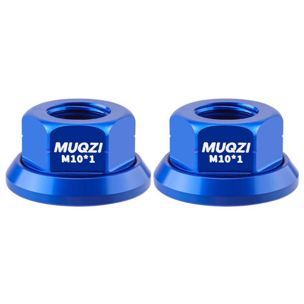 2pcs High Strength Rear Axle Screw Aluminum Zinc Zinc Alloy Bike Accessories Bicycle Hub Nut Cycling