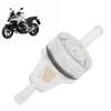 6mm Inline Fuel Filter Transparent Universal ABS Heat Resistant Durable Motorcycle Part