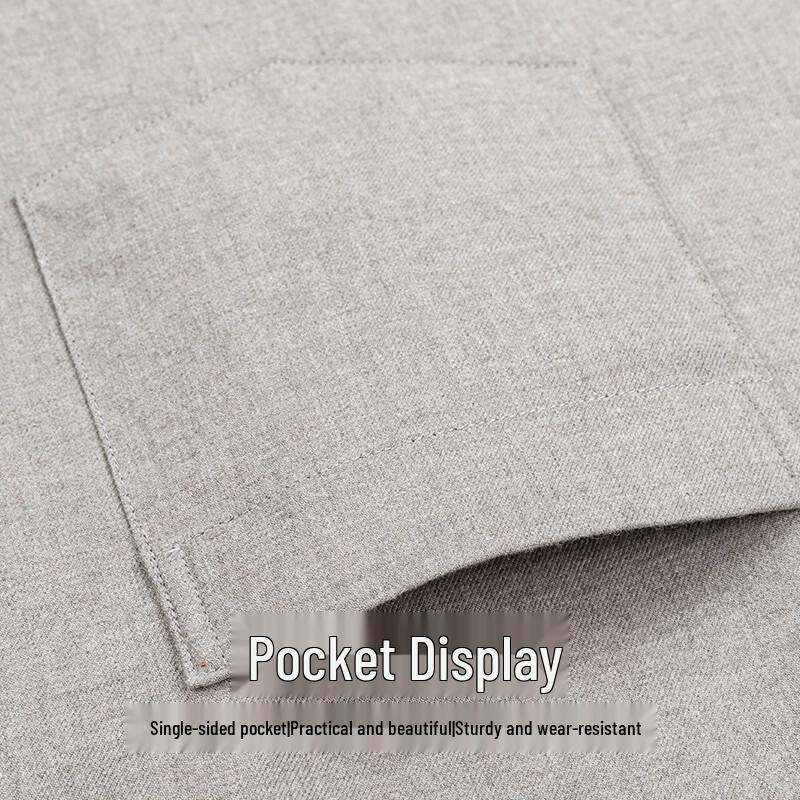 Shanshan Men's Pure Cotton Brushed Long-Sleeve Shirt