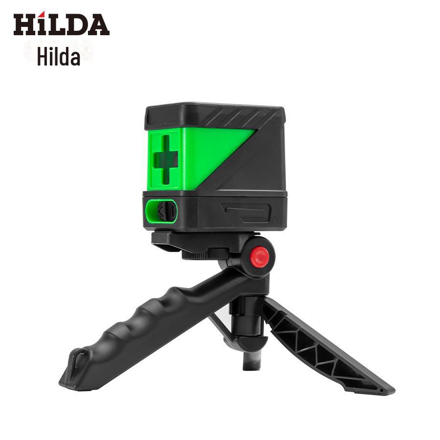 Hilda Mini 2-Line Green Laser Level: Compact, Strong Light for Precision Leveling