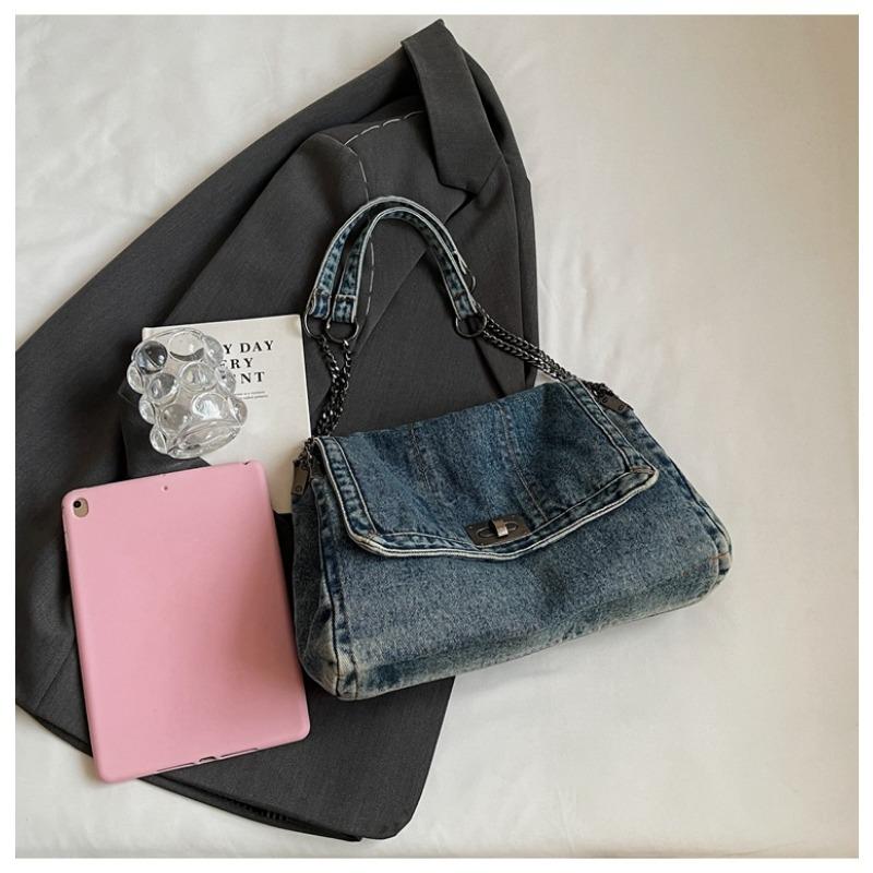2025 Summer New Fashion Chain Bag Large Capacity Tote Bag