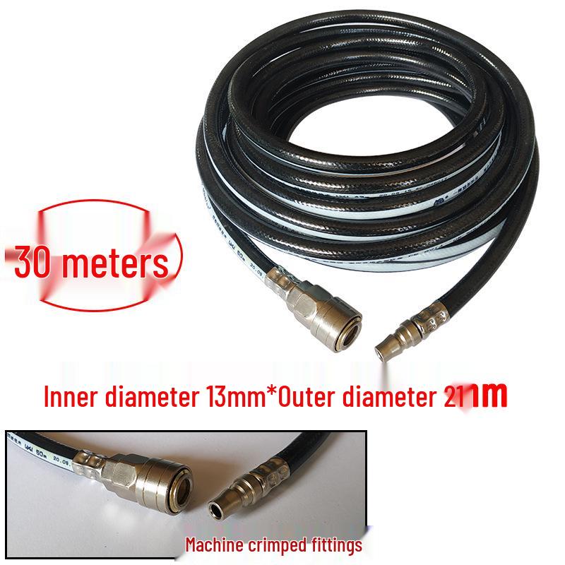 High-Pressure Explosion-Proof Air Compressor Hose for Paint Spraying & Auto Repair, 10mm Inflation Pneumatic Hose