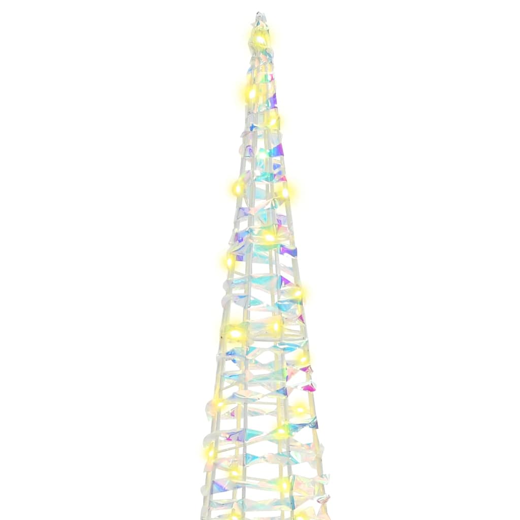 Christmas Tree with 90 LEDs 3 pcs Warm White 20 x 20 x 80 cm PET