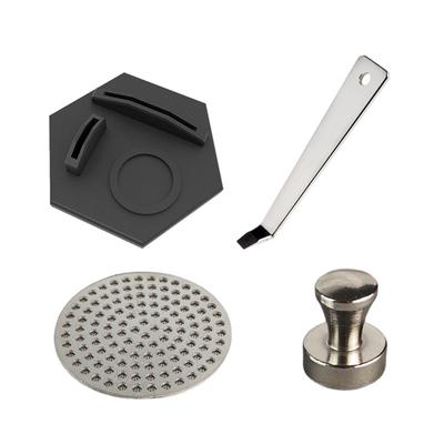 A65T-Ensemble d'outils pour machine à café Pour Ninja ES601 ES655 ES701 Gadget à café en nid d'abeille Comprend une base de rangement et des outils pour poignée à café