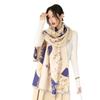 Long scarf mother winter imitation cashmere jacquard versatile warm scarf women's retro thickened air conditioner shawl