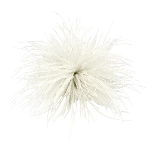 Broșă Unisex Pălărie Moale de Struț Faux Antiderapantă Ușoară Decorațiune Pană pentru Articol de Îmbrăcăminte/Geantă Petrecere de Nuntă