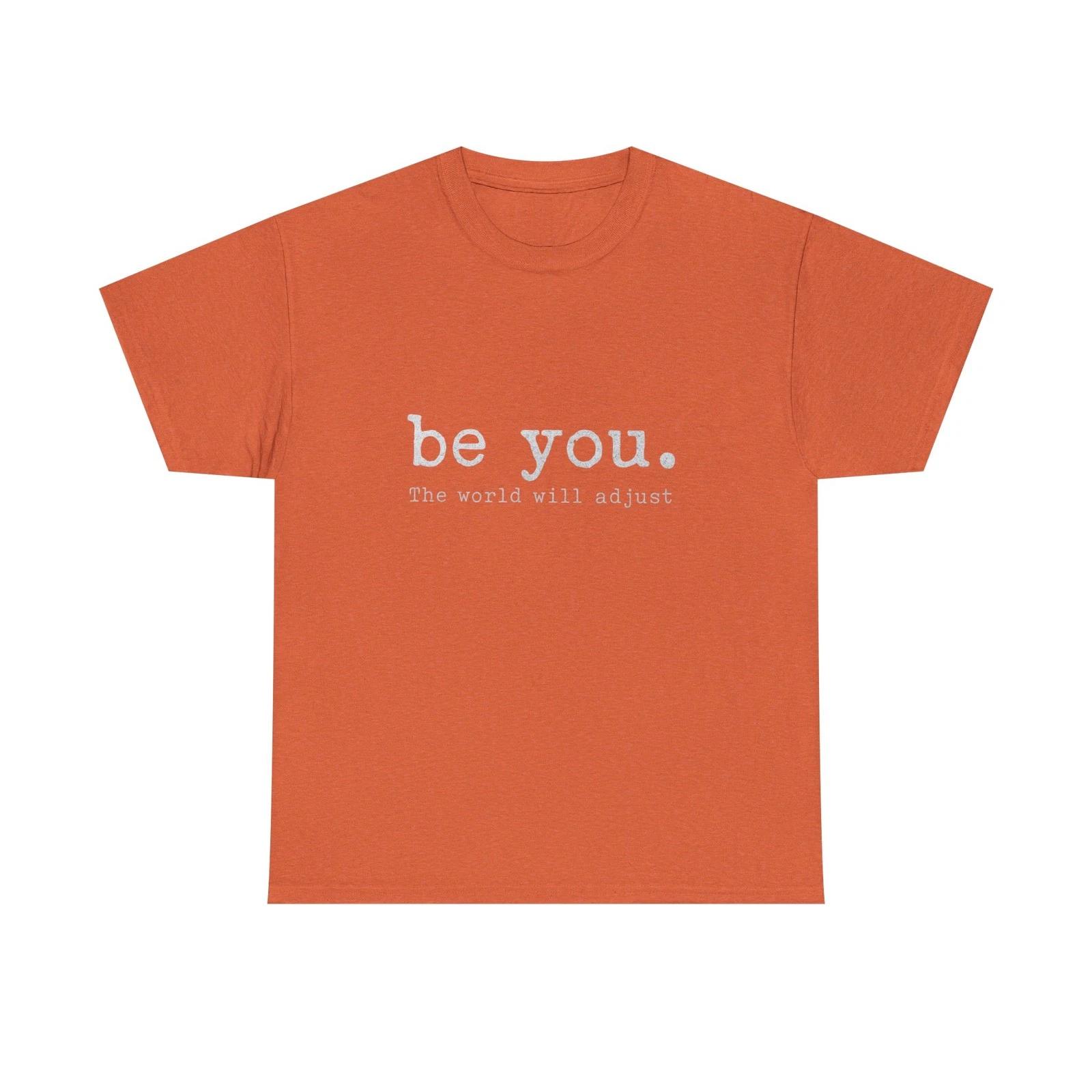 Inspirational Unisex Cotton Tee - Be You, Affirmation Shirt, Motivational [...] XL